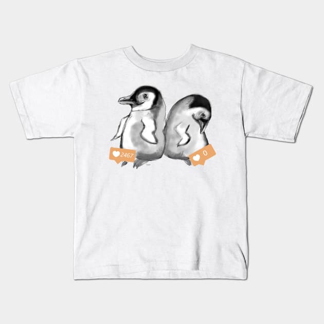 days on instagram Kids T-Shirt by msmart